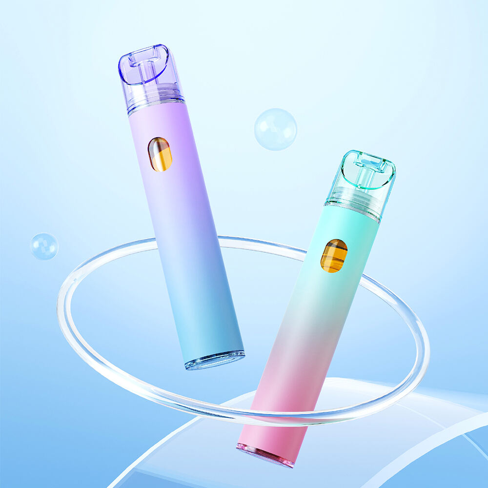 Vaporizador CBD/THC Descartável Sem Poste com Dupla Ventilação 1ml/2ml