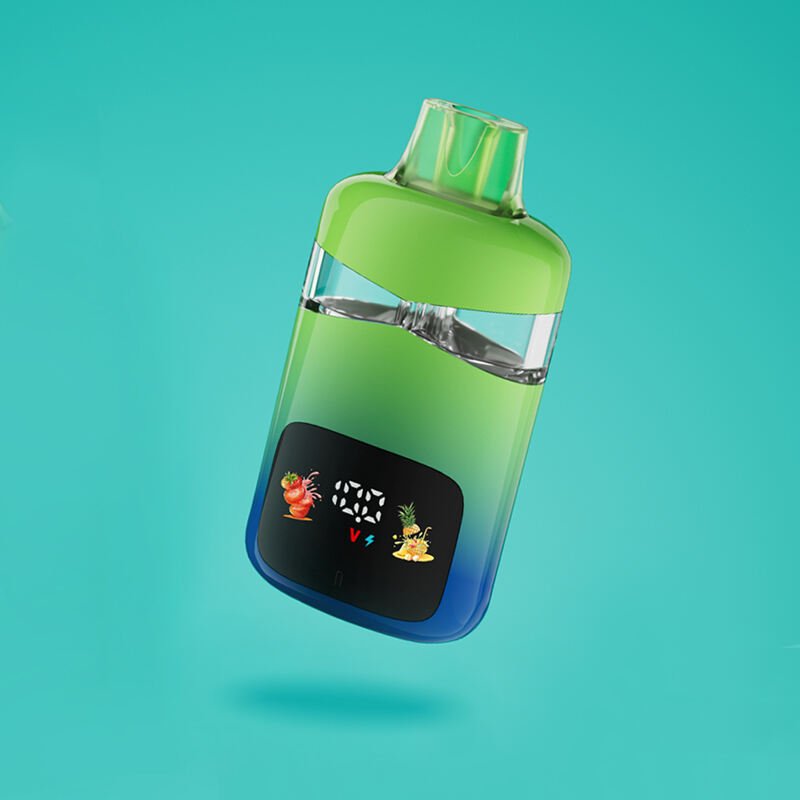 Dual Chamber Postløs Full Skjerm Engangs CBD/THC Vape