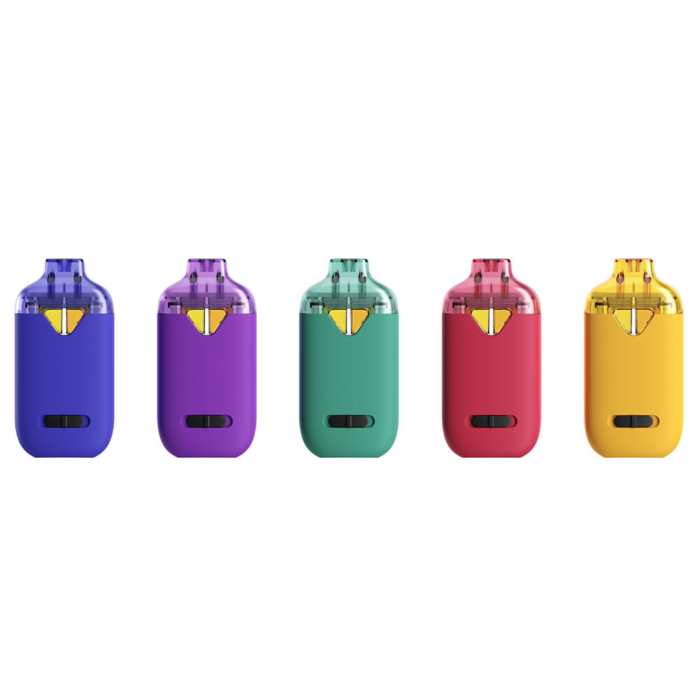 Vaporizador CBD/THC Descartável de Dupla Câmara com Display de Tela
