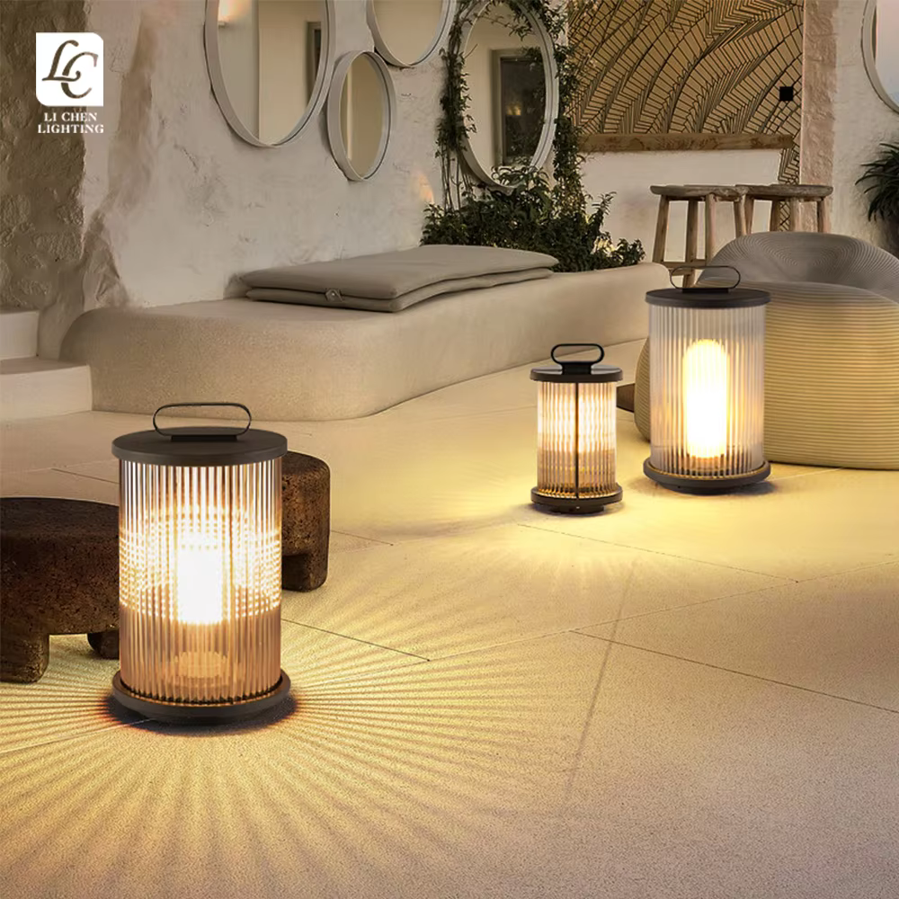 HW07 Garden Bollard Light IP65 Waterproof Pathway Outdoor Garden Lamp LED Lawn Light