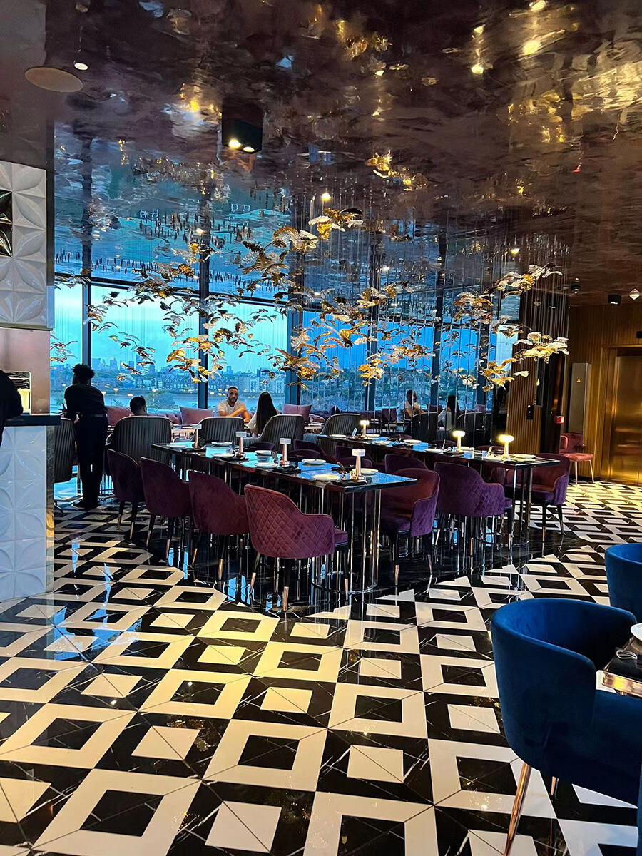 Glass leaf dining room chandelier (2).jpg
