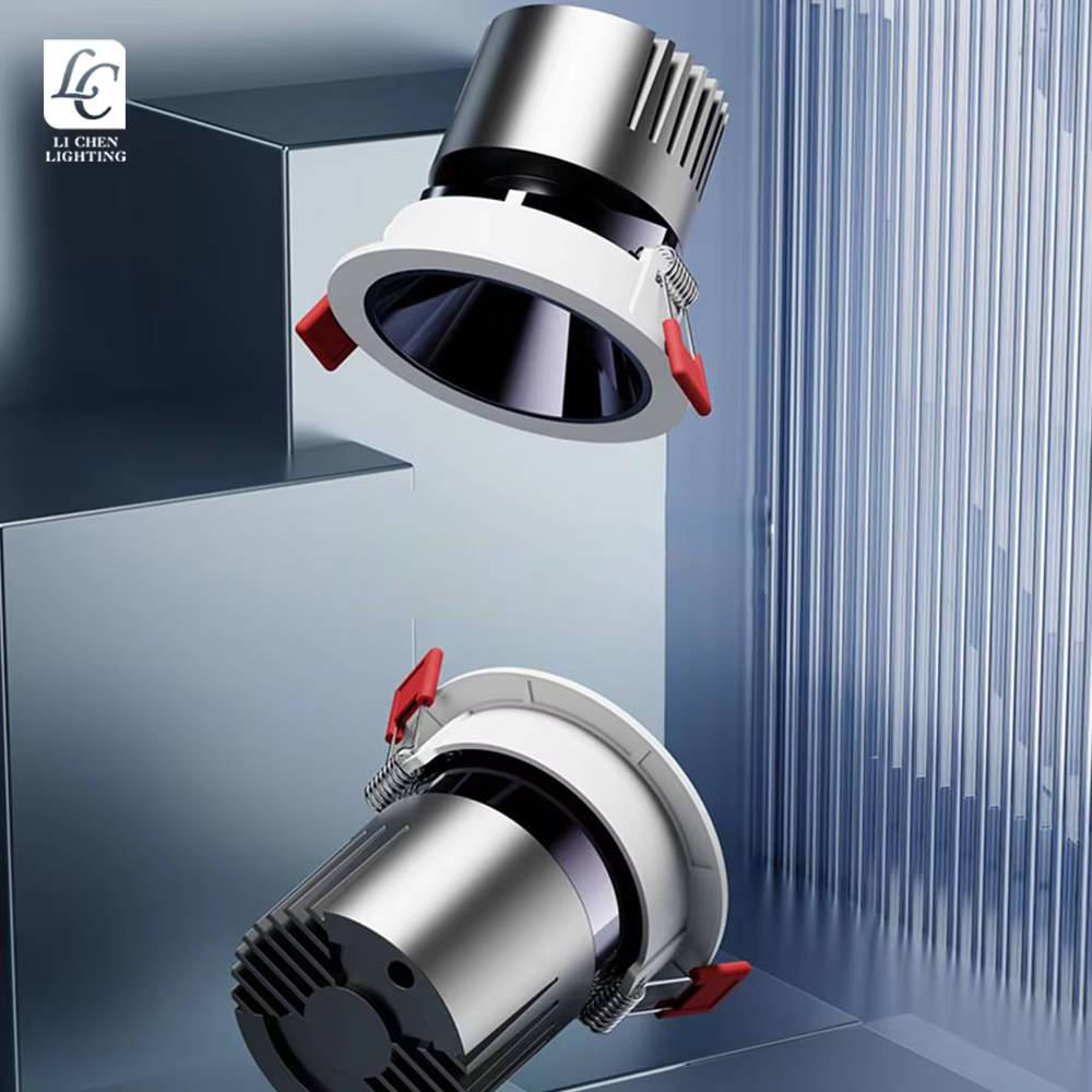 LC2003 High Brightness Adjustable Indoor Recessed Aluminum 5-10w 10-15w 15-25w Round Ceiling Led Downlight