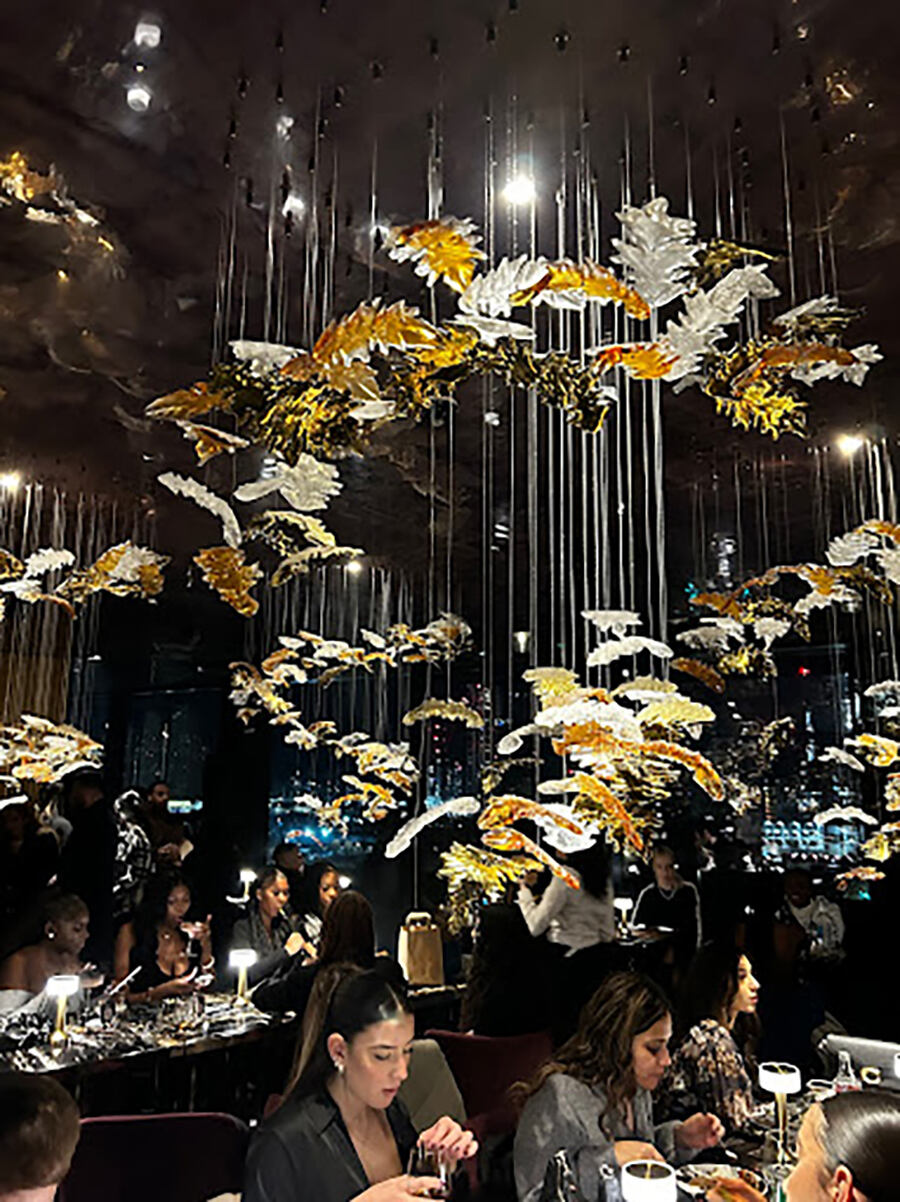 Glass leaf dining room chandelier (5).jpg