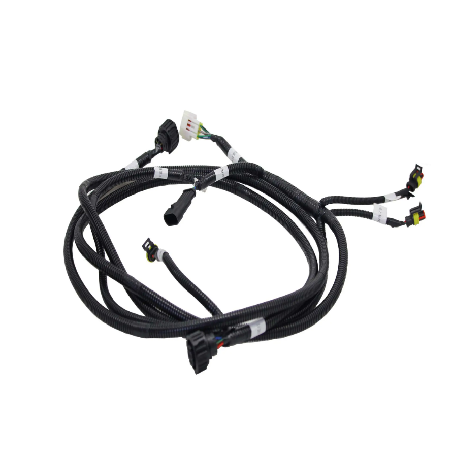 Low voltage control harness for vehicles