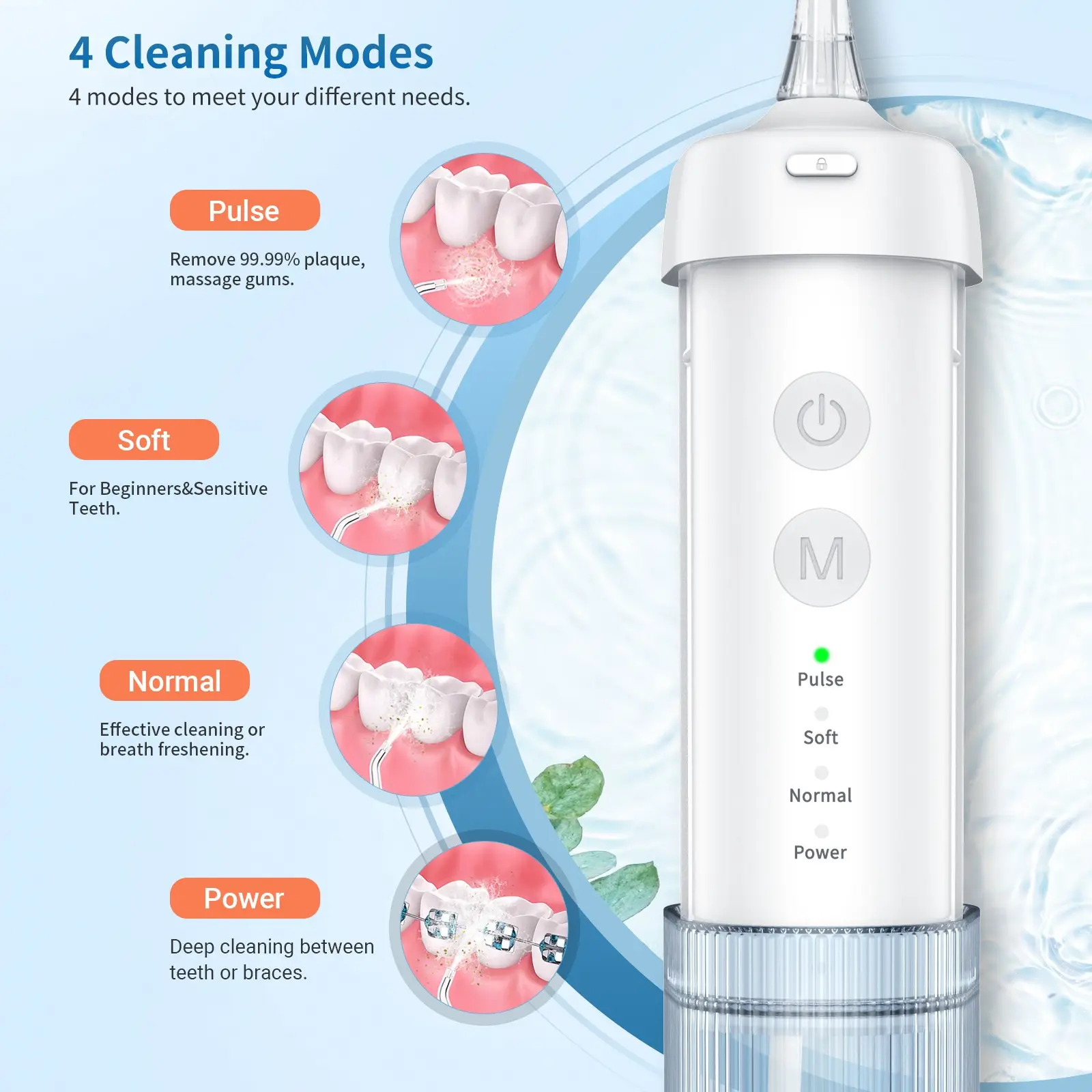 Compact Portable Water Flosser for Easy Storage