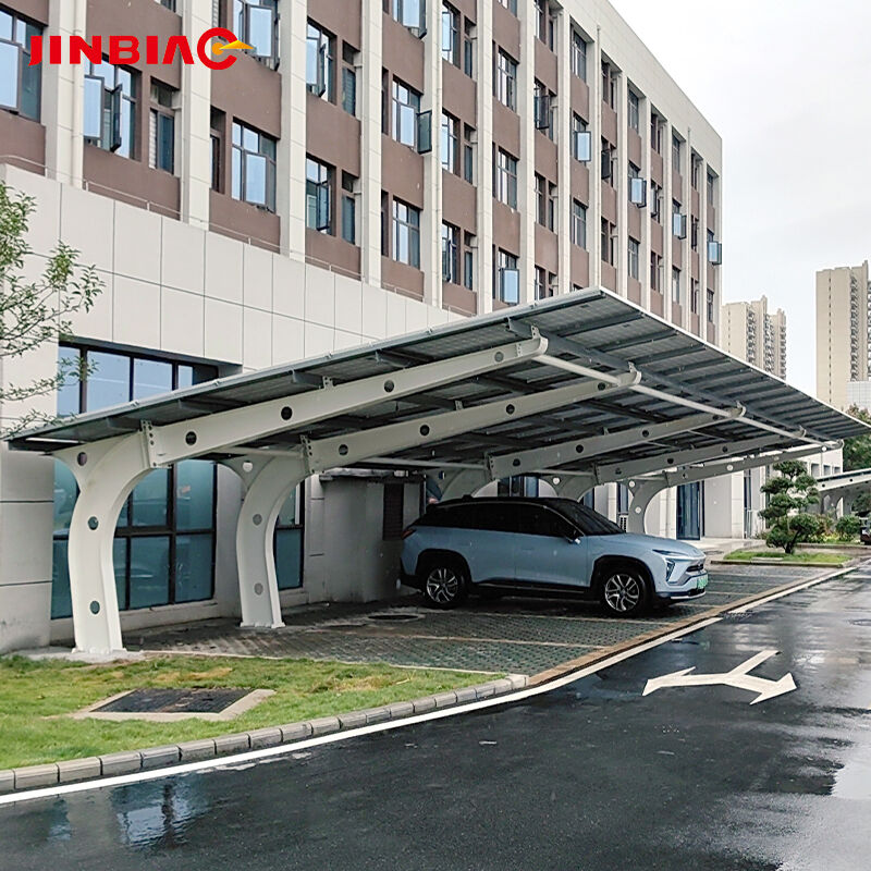 Three-Car Parking (12.39 kW) Solar Carport System Configuration