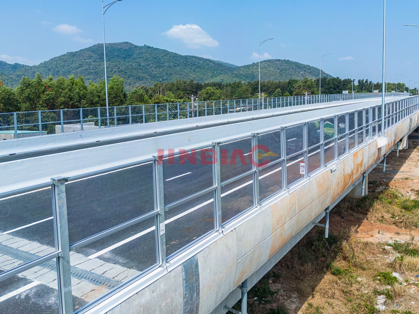 Vietnam Bridge Transparent Noise Barrier Project