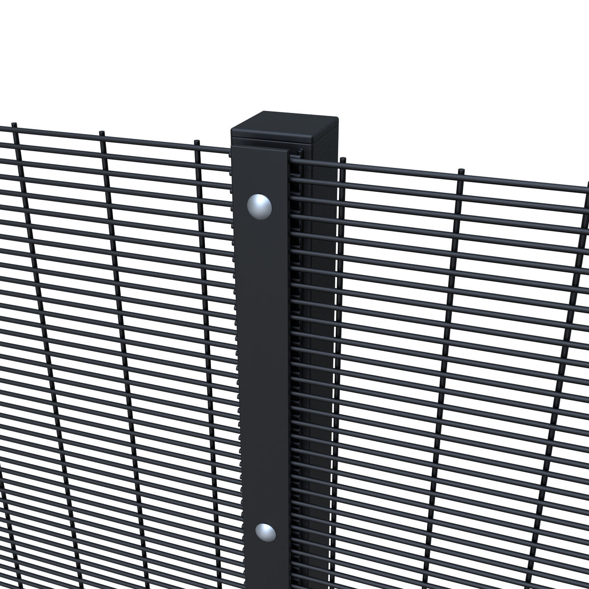 Wholesale Factory Price Decorative Green Vinyl Coated Heavy Duty Welded Wire Mesh Fence 358 Anti Climb Security Fence for Sale