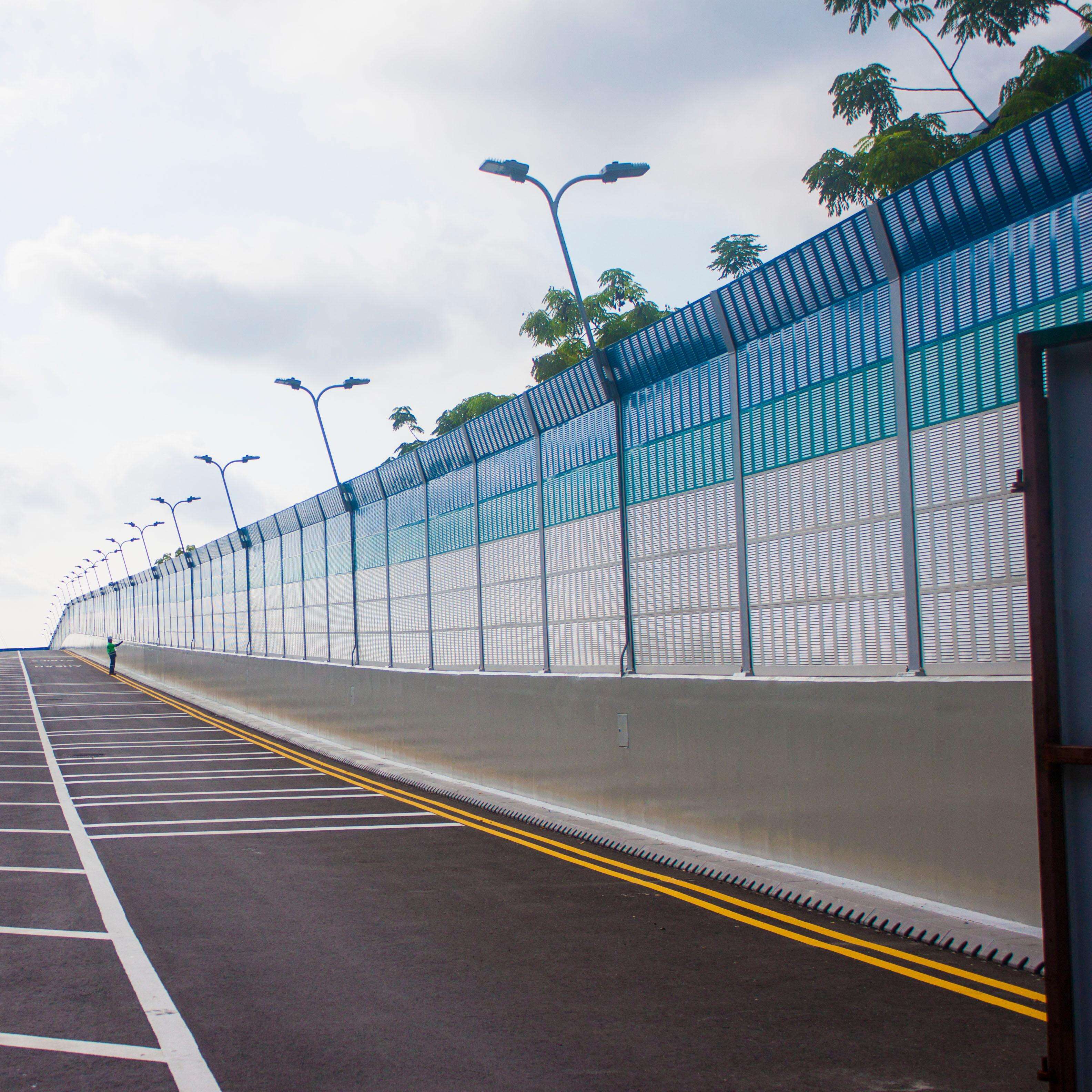 Create a peaceful and stylish outdoor environment with our durable acoustic fence