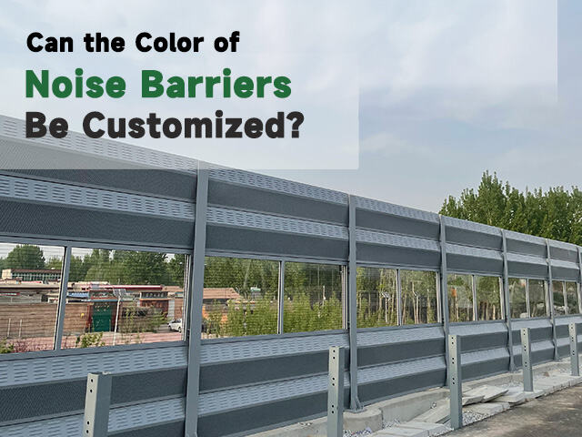 Can the Color of Noise Barriers Be Customized?