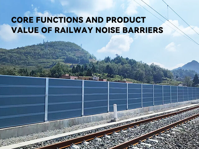  Core Functions and Product Value of Railway Noise Barriers