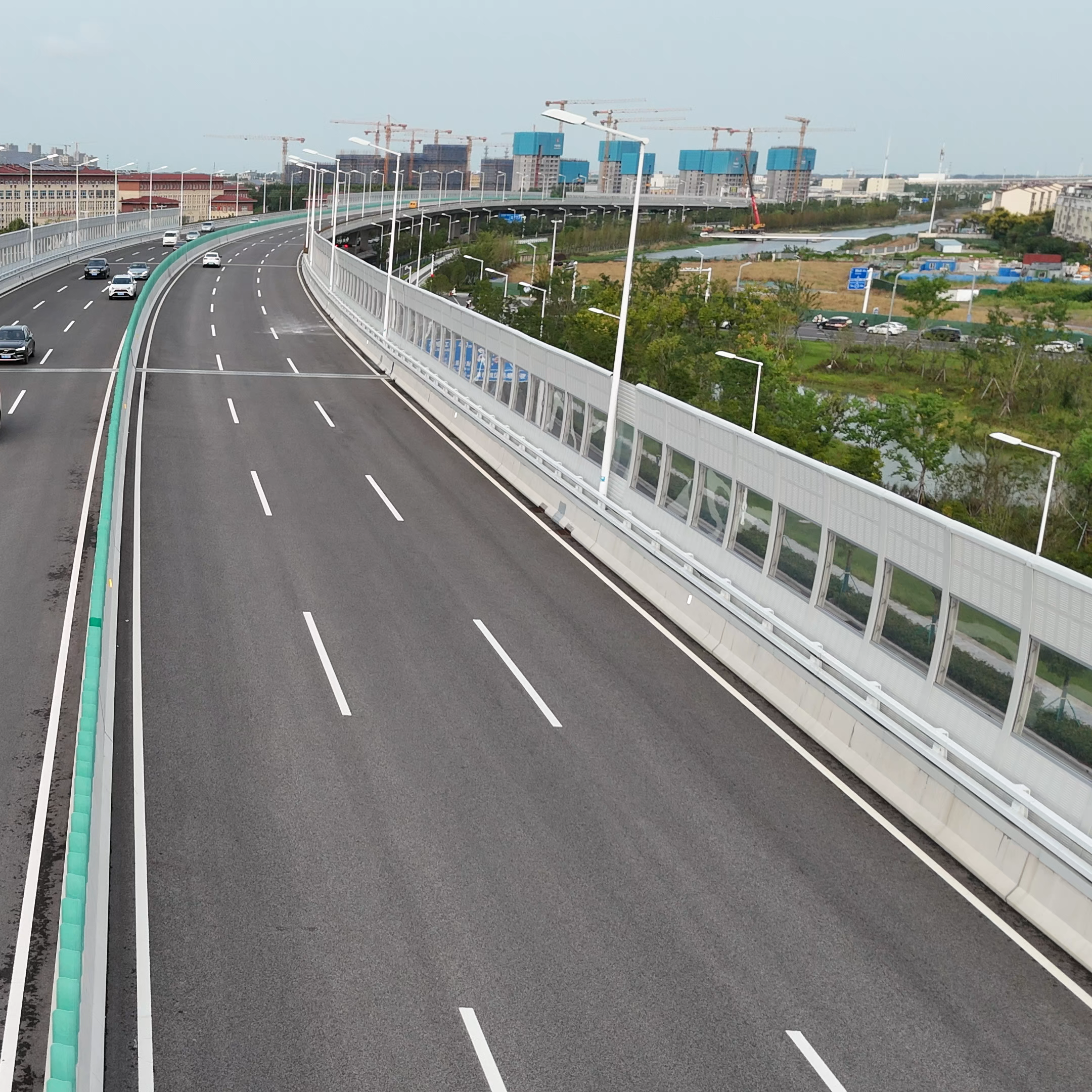 Customizable options available for highway sound barriers