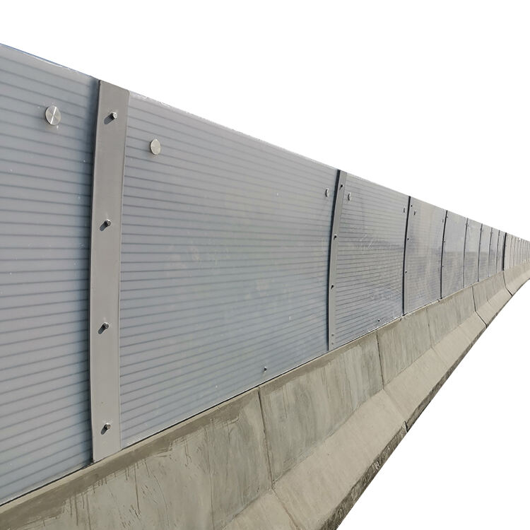Highway Noise Absorbing Fence Traffic Sound Barrier Supplier Site Soundproof Wall Acoustic Panel Noise Reduction Fence