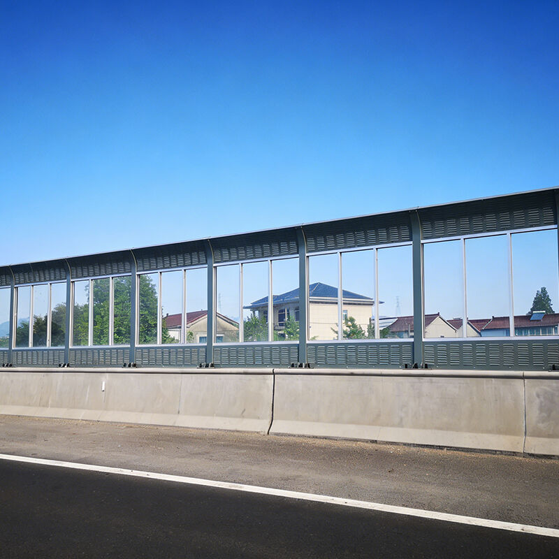 Modern Design Acrylic and PVC Noise Barrier Metal Sheet Transparent Wall Acoustic Sound Barrier for Outdoor and Highway Use