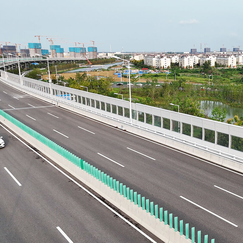 Composite Noise Barrier On Bridge