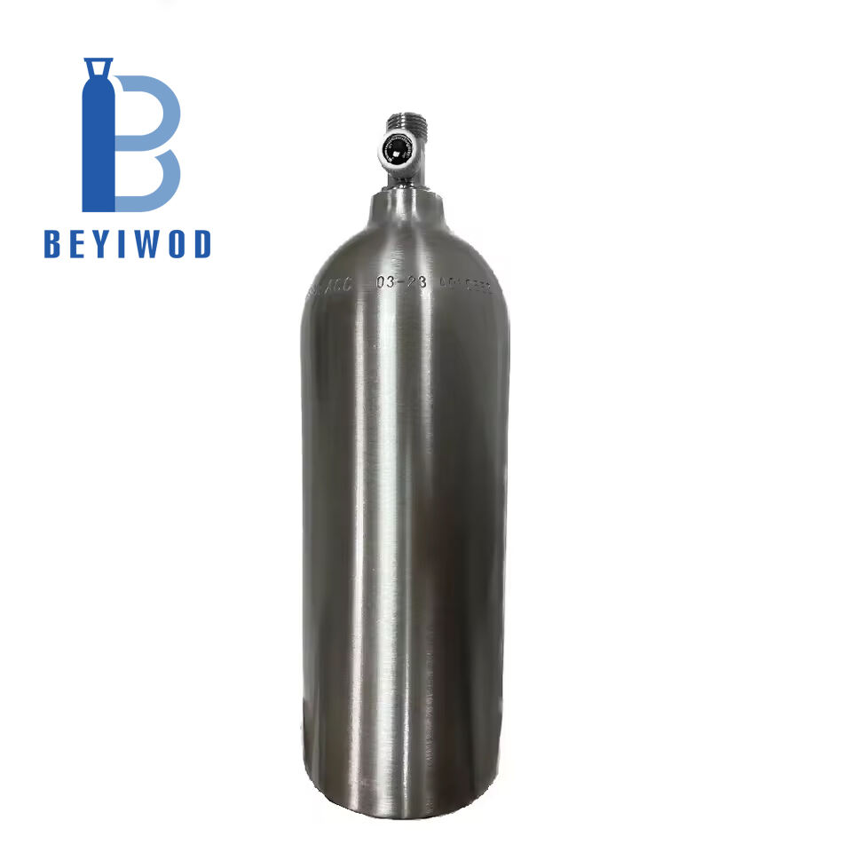 2000 мл 1800 psi CO2 балон, съответстващ на ISO стандарт за производство на газирани напитки и попълваема газова система