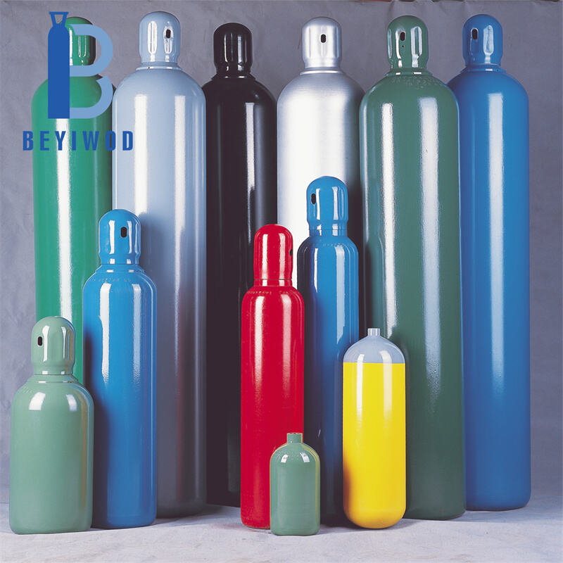 Gas Silinder Baja Tanpa Sambungan BEYIWOD Grosir: 8,47 L, 10 L, 20 L, 27 L, 35 L, 40 L, 50 L, 68 L, 80 L — Bejana Tekanan Tinggi 200 Bar dan 230 Bar dengan Harga Pabrik