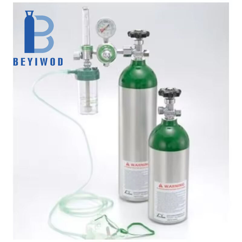 Персонализирани високонапорни преносими MD ME кислородни бутилки от композитен материал, преносим резервоар за медицински газ