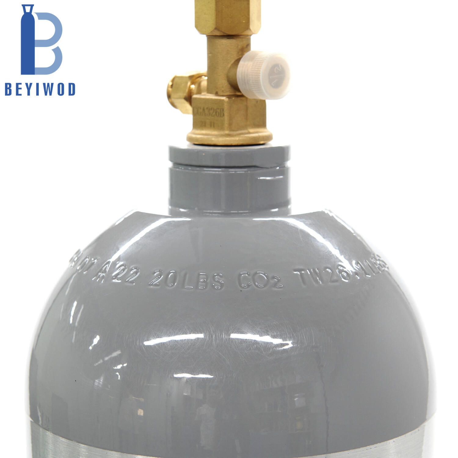2.5lb 5lb 10lb 15lb 20lb Dot3al New Portable Refill Aluminum Co2 Tank Cylinder