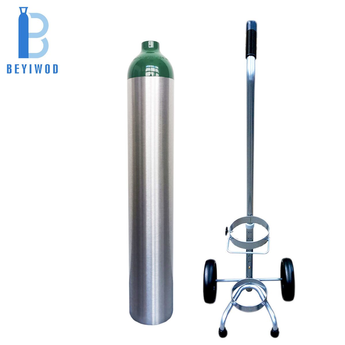 U.S.A Standard DOT approved Medical Type E 679 liters 24cuft 10.2lbs aluminum oxygen cylinder with CGA870 CGA540 valve