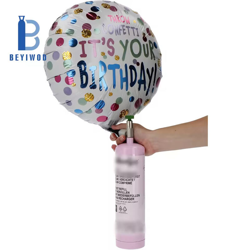 Portable Household Party Supplies Compressed Helium Gas Cylinder Helium Balloon Gas Canister 2.2L 3.3L Gas Cylinder