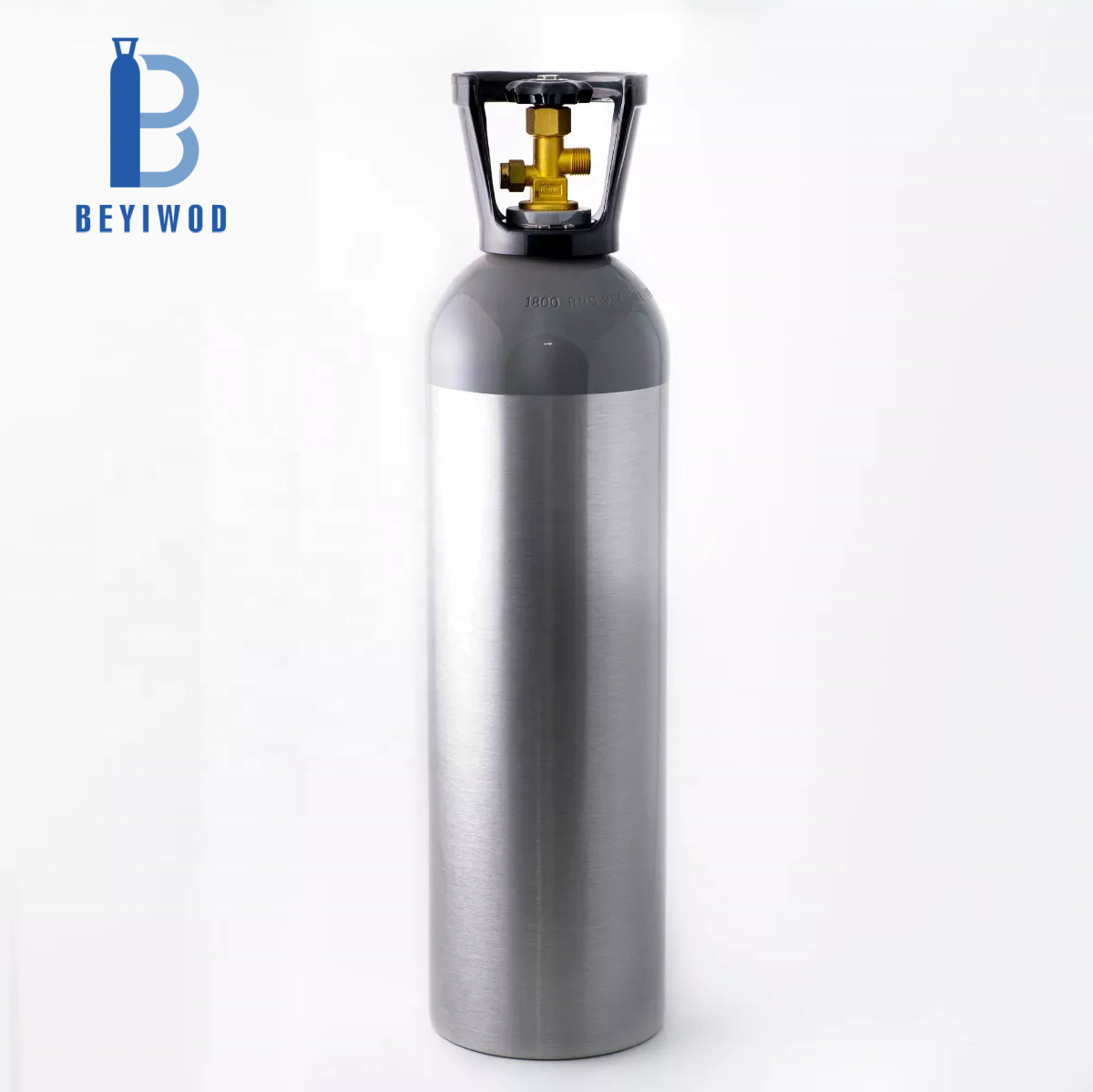 DOT3AL TC Approved Refillable Co2 Gas Cylinders with CGA320 Valve 5lb 10lb 20lb Aluminum Tank for Co2 Nitrogen