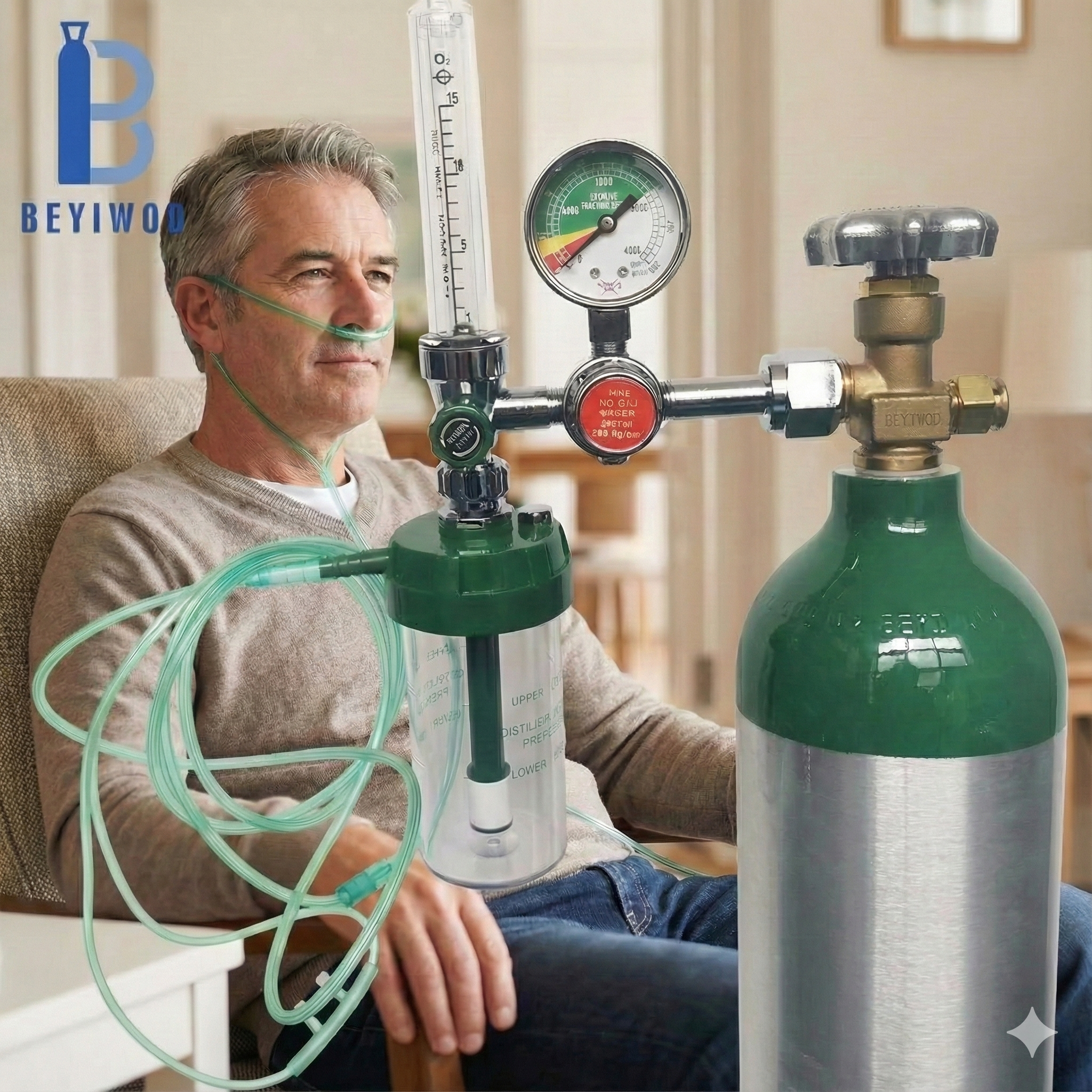 TPED DOT 1L 2L 3L 4L 5L 6L 7L 8L 9L 10L 15L 18L ISO7866 Алуменов резервоар за медицински газове Балон за кислород