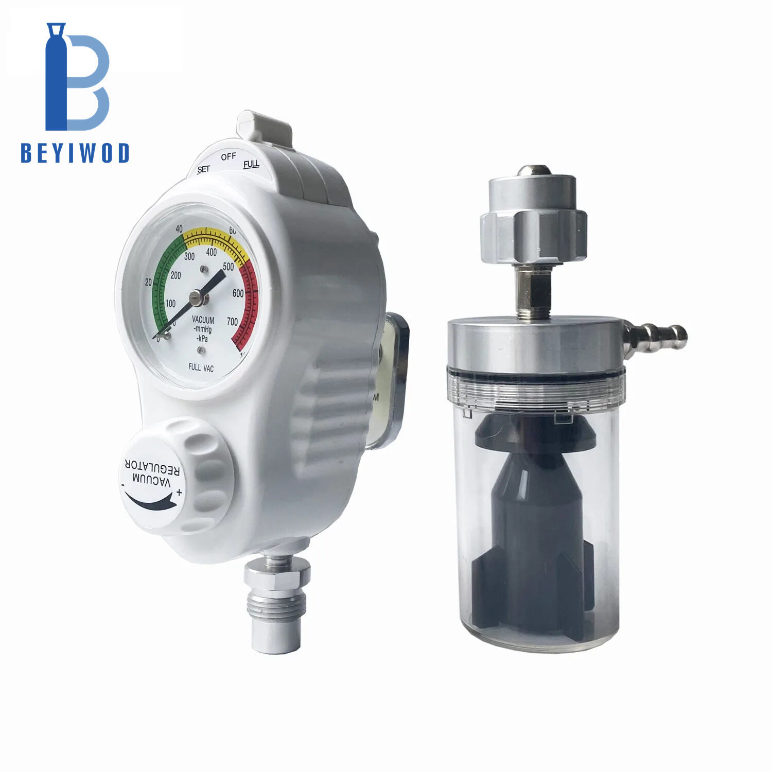 Harga bagus Regulator sedotan medis Regulator vakum dengan botol untuk terapi rumah sakit 0-760mmhg