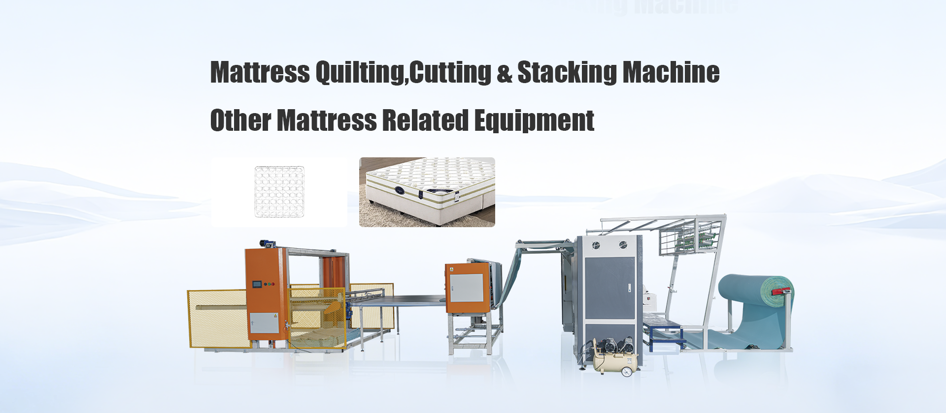 Mattress Quilting,Cutting & Stacking Machine Other Mattress Related Equipment