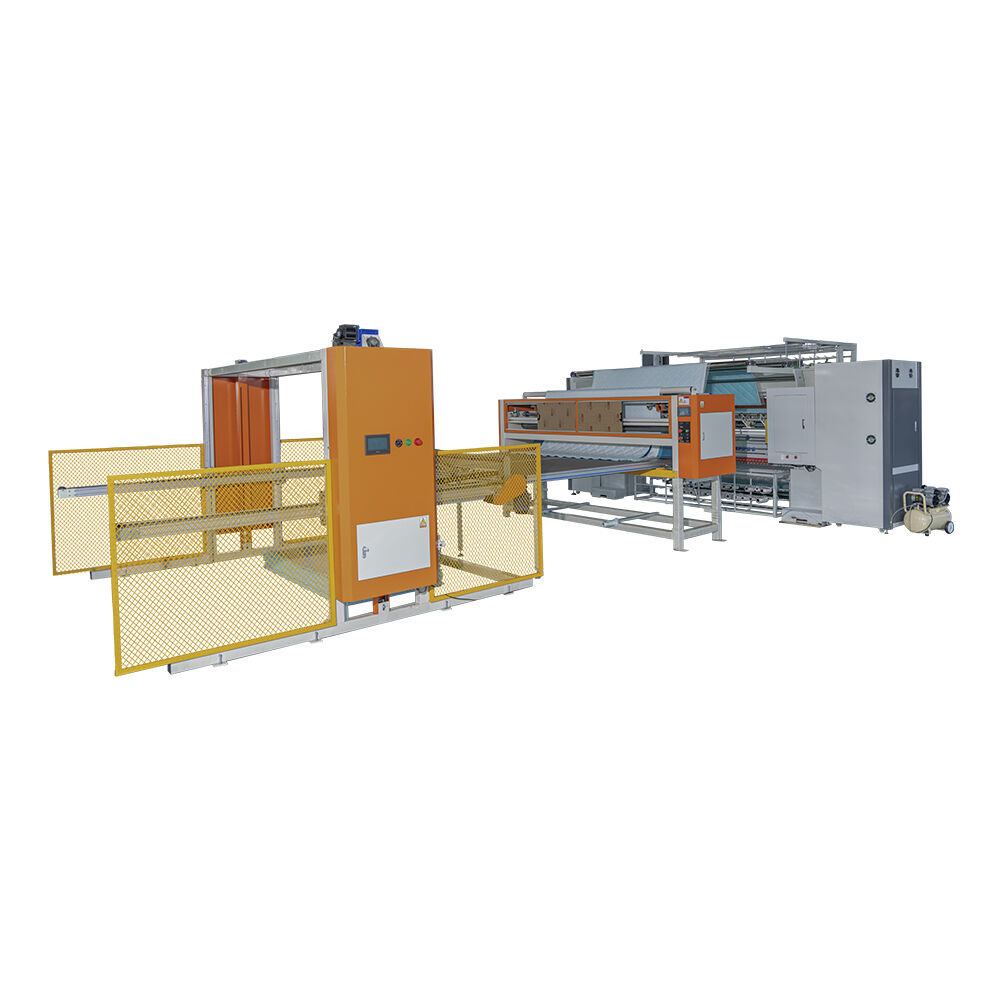 Sponge Mattress Cover Quilted Fabric Stacking Palletizing Machine