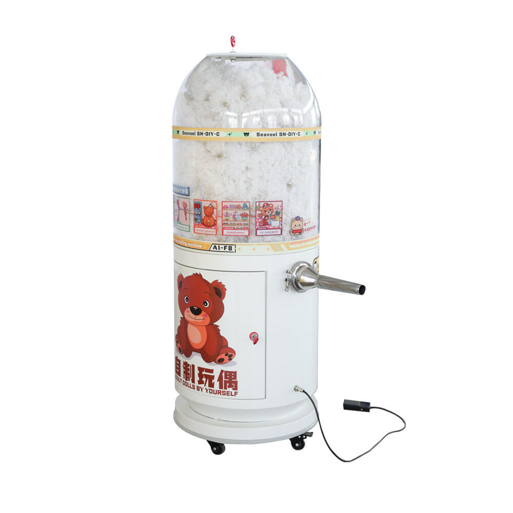 Plush Toy Making Machine with Integrated Sewing & Stuffing Function