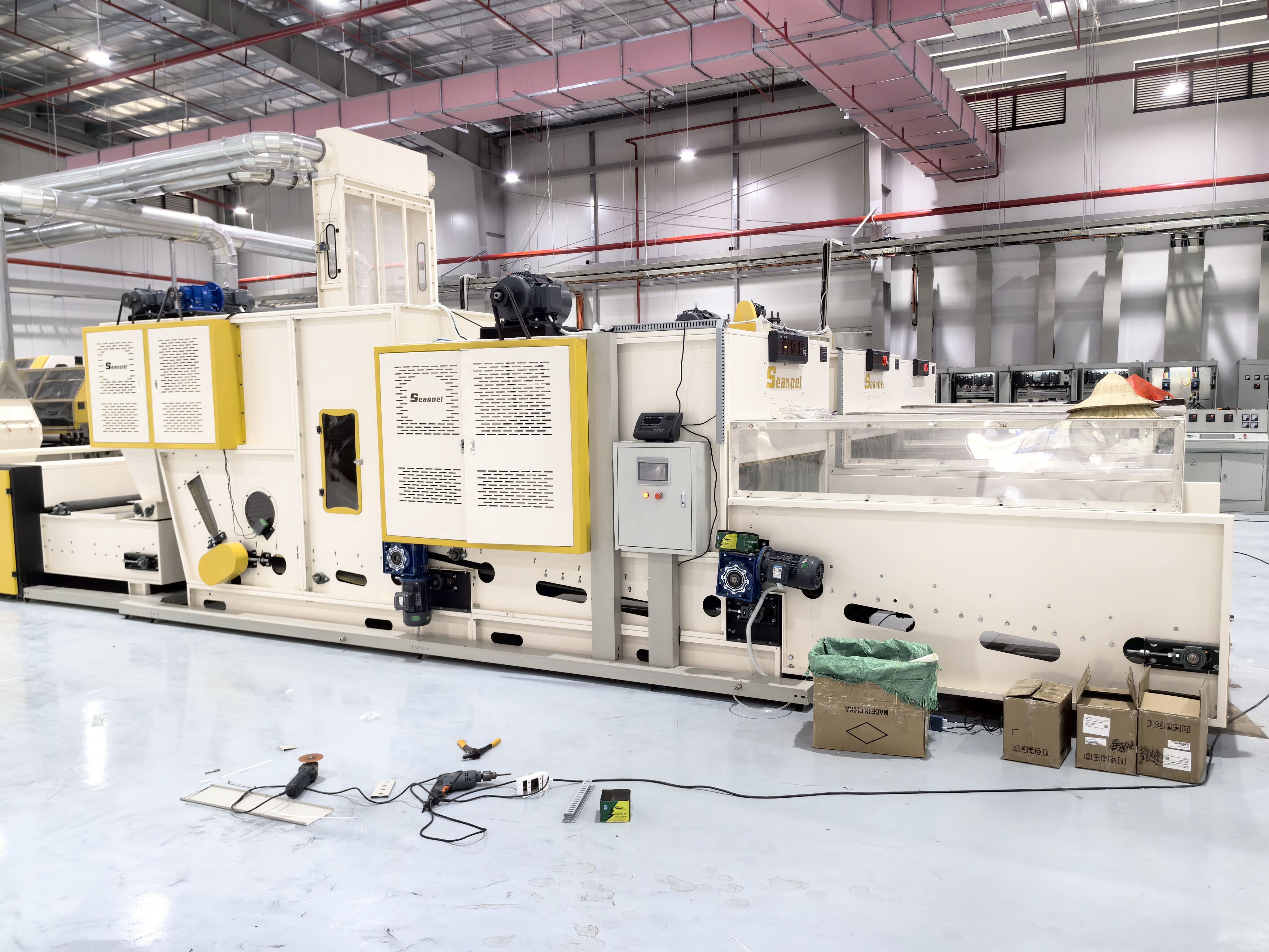 Duck Down Clothing Padding Spray Glue Wadding Production Line