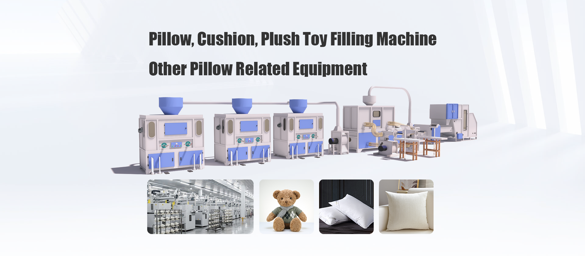 Pillow, Cushion, Plush Toy Filling Machine Other Pillow Related Equipment