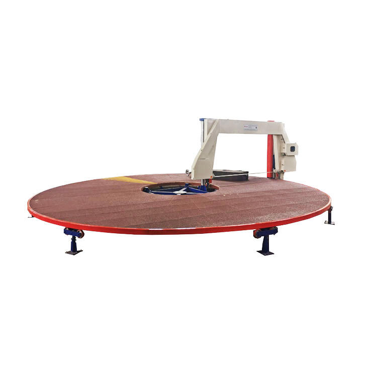Foam Block Cutting Machine CNC Sponge Foam Round Table Flat Cutting Machine