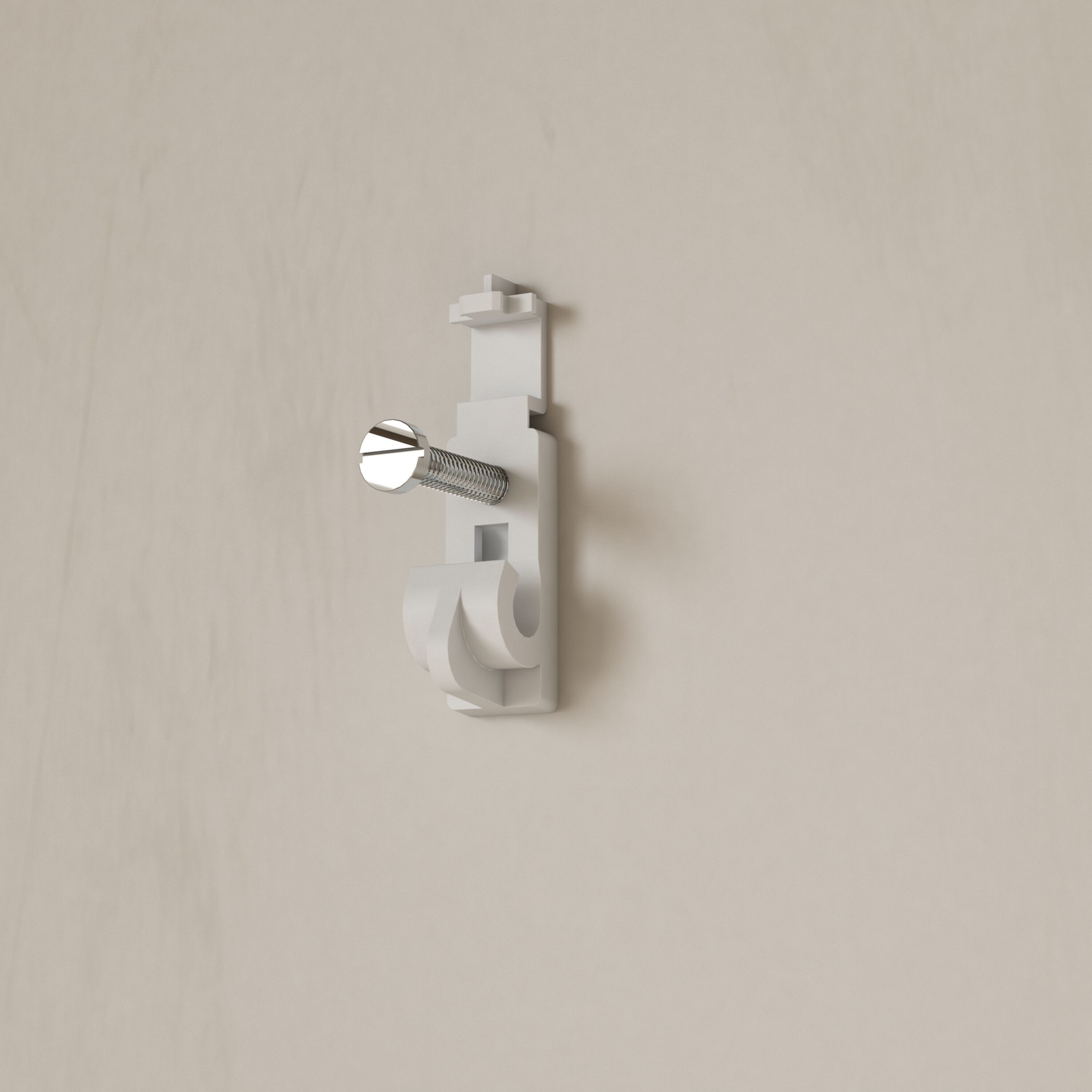 Back Wall Clip with Metal Pin For for Walk in Closet Systems Metal Wire Shelf Closet Organizer Storage Wardrobe