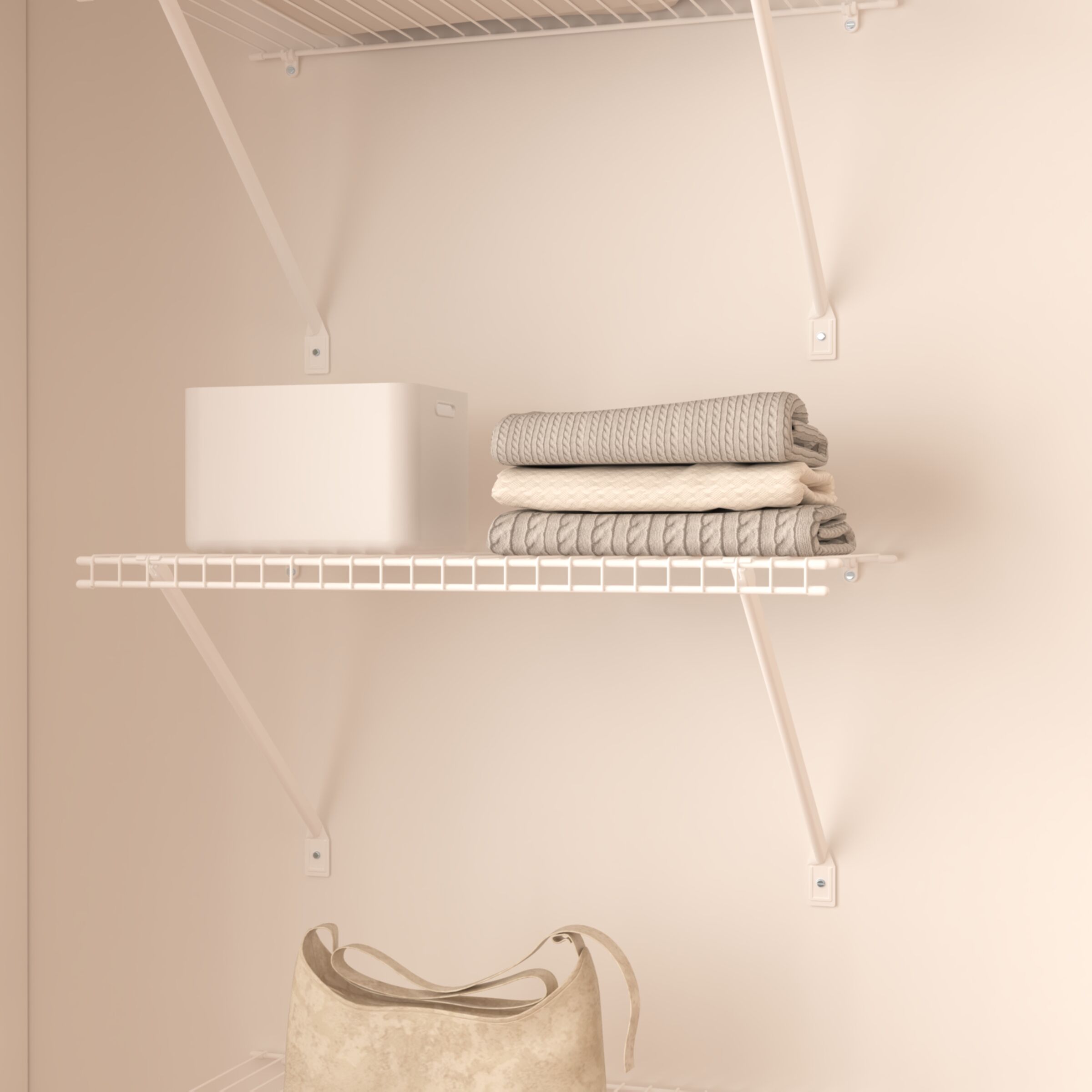 CLOSETART FA212 Metal Wire Shelf Walkin Closet Systems Storage Wardrobe Organizer 2'