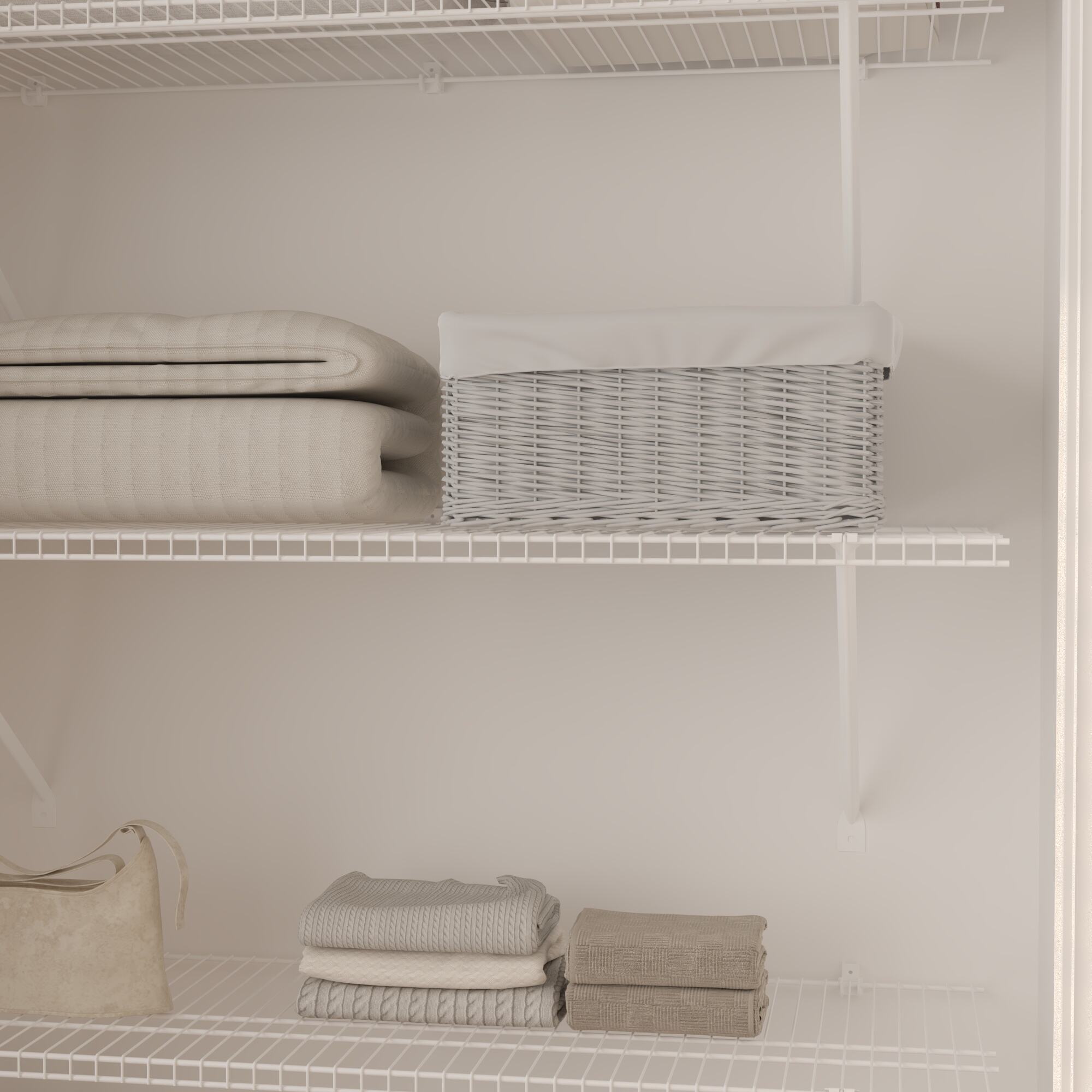 Metal Wire Shelf for Affordable Walk in Closet Systems Organizer Storage Wardrobe