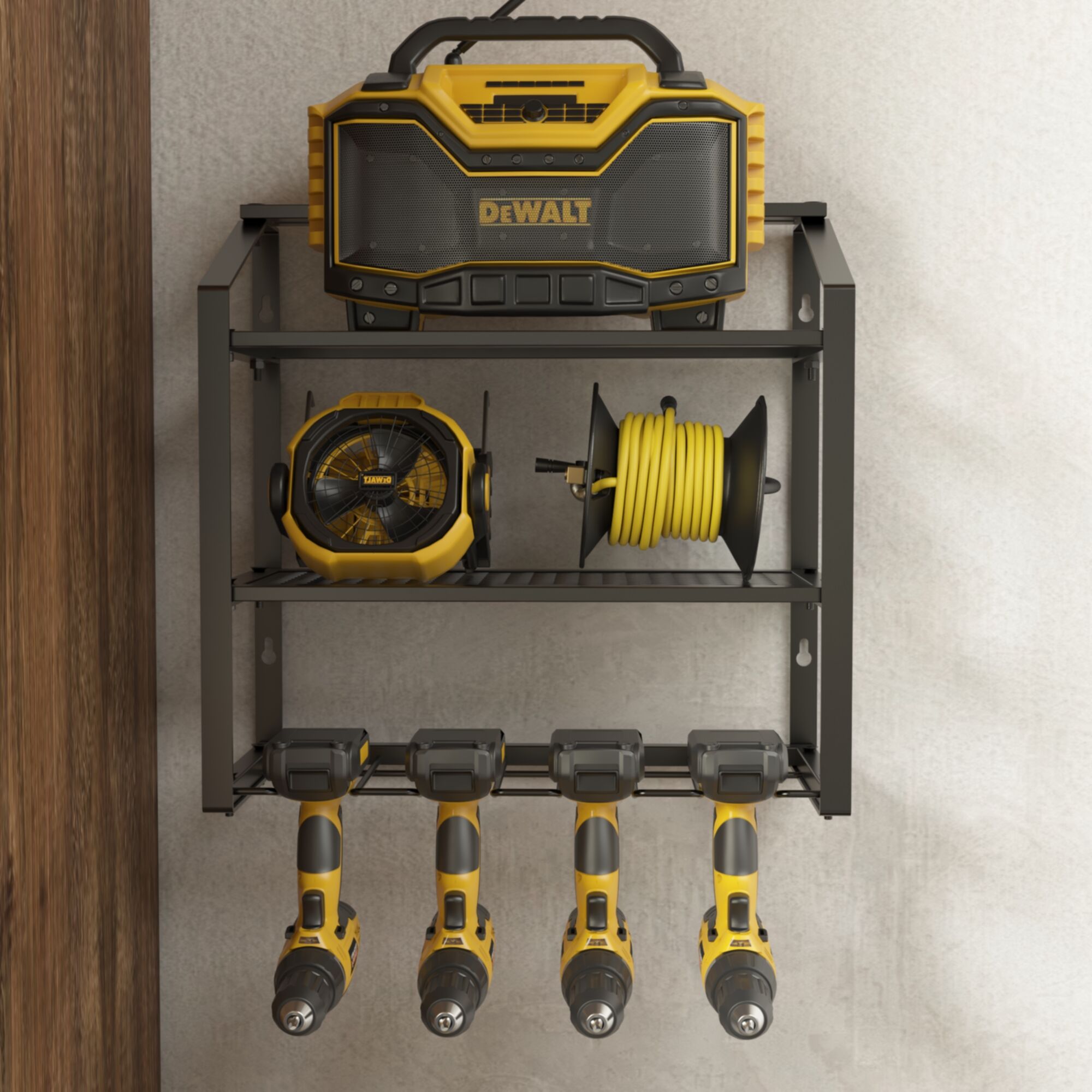Durable Iron Tool Storage Rack for Organizor Soulution