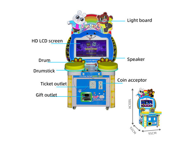 Drum Star 3 Arcade-Trommelspiel für Kinder