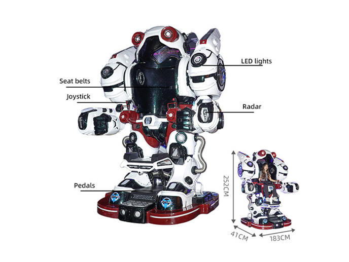 Future Warrior Amusement Robot Ride