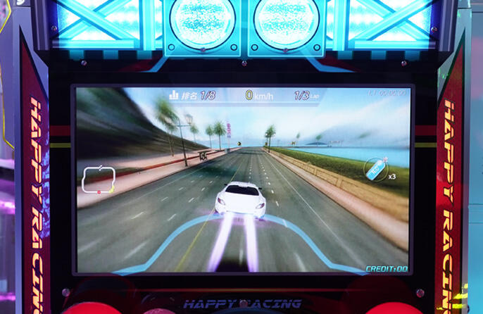 آلات ألعاب سباق السيارات Happy Racing Arcade Detail1.jpg