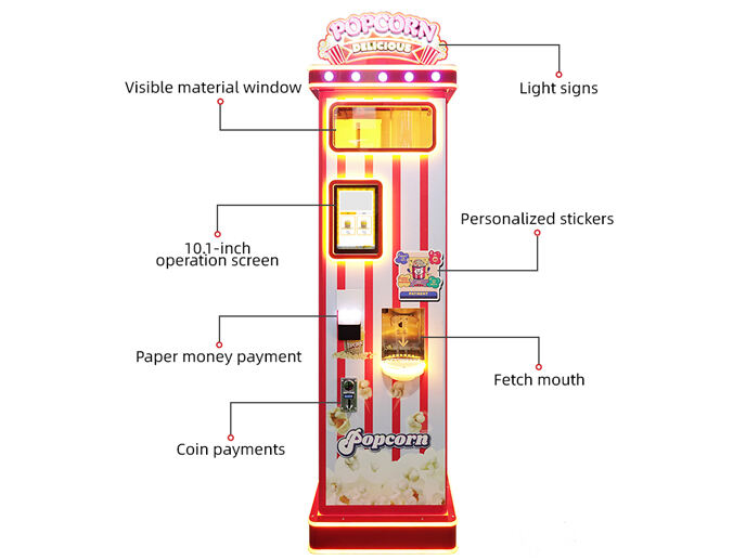 Automatisierter Popcorn-Verkaufsautomat