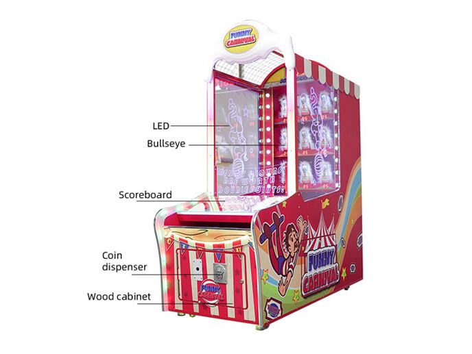 Funny Carnival Ball Throwing Ticket Redemption Arcade Games