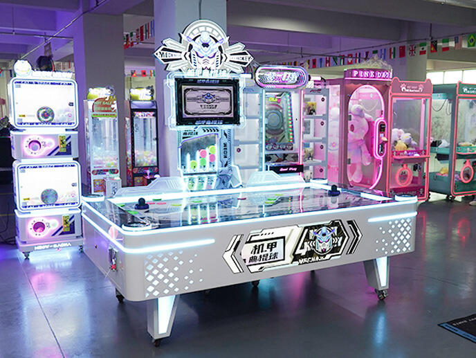 Machine d'arcade de hockey sur air Mecha