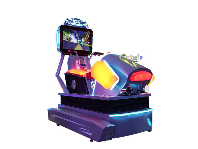 Battle Motorcycle Game Arcade With Dynamic Platform