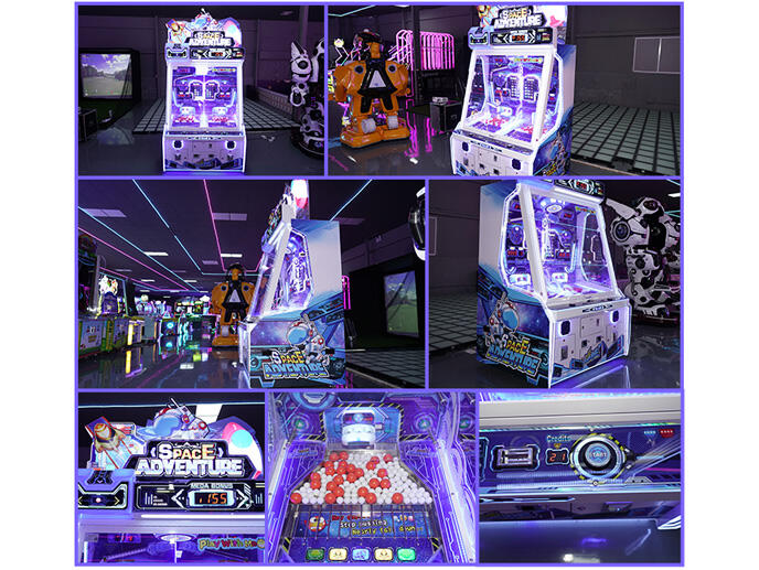 Weltraum-Abenteuer, Ball-Pusher-Arcade-Spiel