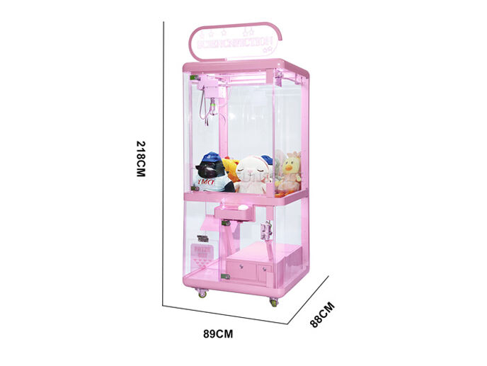 Sciencnfiction Fully Transparent Claw Crane Game Machine