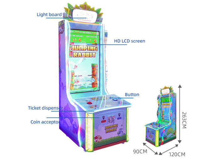 Jumping Rabbit Flappy Bird Arcade-Ticket-Einlösespiel