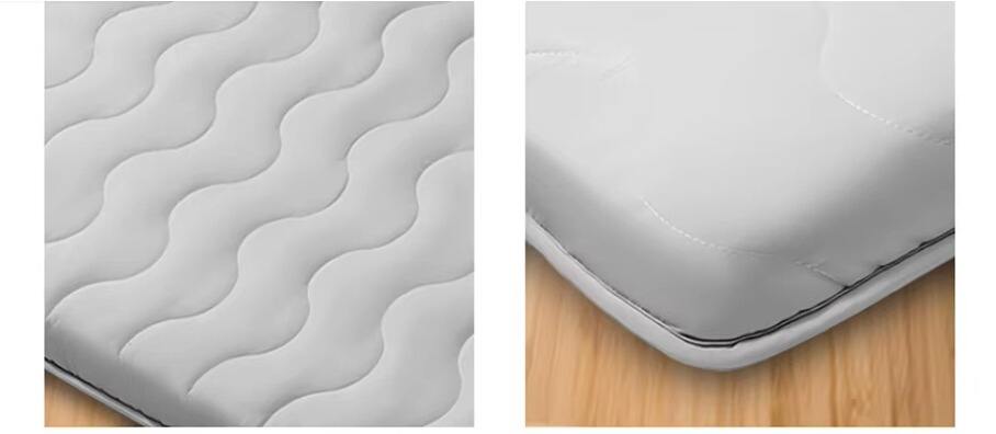 grey skin friendly breathable polyester shell japanese floor mattress cover-3