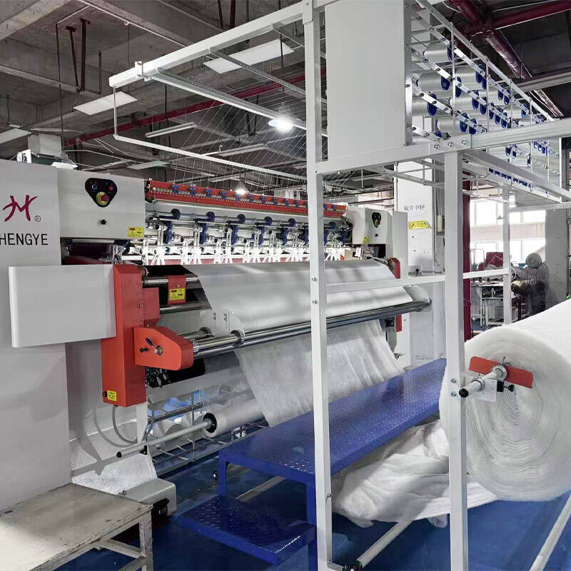 KXT has newly introduced a multi-needle quilting machine